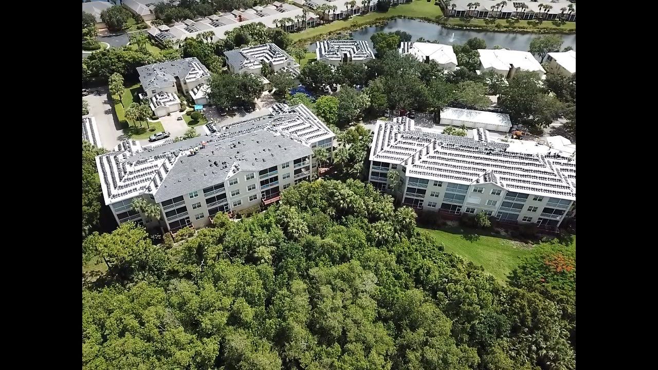 Pelican Landing broad community reroof aerial